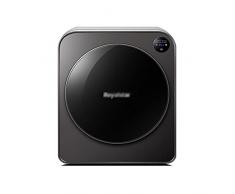 XLOO Asciugatrice,capacità di Asciugatura 4kg,Controllo Touch,Asciugatura Dinamica 3D,4 Programmi,arresti Asciugatura,Nero