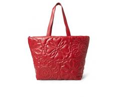 Desigual Bols Big Bombay, Borsa per la Spesa Donna, Colore: Rosso, Taglia Unica