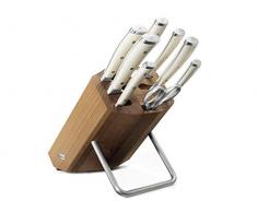 WÜSTHOF Classic Ikon creme Blocco coltelli con 8 pezzi
