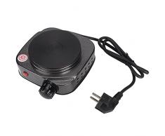 Scaldapiatti Elettrico, Fornello Elettrico Multifunzione Piastra Riscaldante Forno Elettrico per Cucina Casalinga (Spina EU 220-230V Grigio Argento)