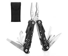 Multitool,Coltello Multiuso,Accessori da Campeggio,Martello Multiutensile,14-in-1 Multifunzionale Martello da Carpentiere Strumento Attrezzo Sopravvivenza Regali per Uomo Regalo di Giorno di Padri