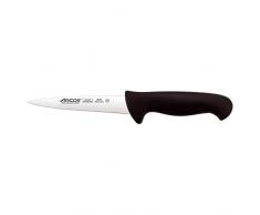 Arcos Serie 2900 - Coltello Scannare Coltello Macellaio Coltello Bistecca - Lama Acciaio Inossidabile Nitrum 150 mm - Manico Polipropilene Colore Nero
