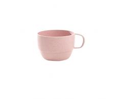HearsBeauty, tazza in fibre naturali, per latte, caffè, tè, succhi rosa