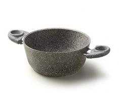CASSERUOLA RIVESTIMENTO PIETRA 2 MANIGLIE CM.20 - CUORE DI PIETRA INDUCTION