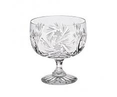 Coppa per gelato, bicchiere per cocktail "Schleuderstern" , 300 ml, trasparente, cristallo, stile moderno (GERMAN CRYSTAL powered by CRISTALICA)