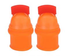 Coltello da dito, coltello da pollice arancione inodore, flessibile e traspirante per melanzane