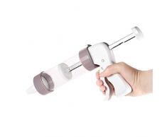 CHSEEO Set Pâtisserie Pressa per Biscotti Macchina per Biscotti Pistola Sparabiscotti Penna Decoratrice Siringa per Dolci Pistola per Dolci per Decorazione Torta con 13 Dischi e 8 Punte #1