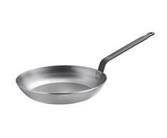 Pintinox Padella in Ferro Serie Excalibur, Adatta All’induzione, Made in Italy, Diametro 28 cm