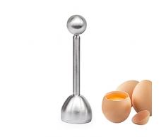 Hotype Rompi Guscio Uova in Acciaio Inossidabile, Taglia Guscio Sgusciatore per Uova per Uova Sode o alla Coque, Separatori per Uova Sode e Morbide, Kitchen Rompi Guscio Uova