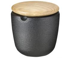 SKEPPSHULT - Ciotola per Erbe aromatiche, in Rovere, Piccola, Colore: Nero