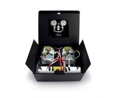 Egan WMSET/23 Set Mug Sweet Love e Tovaglietta, Porcellana, Verde, 4 unitÃ