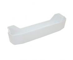 SMEG - Ripiano bottiglie per porta frigorifero / vassoio da balcone, in plastica, colore: trasparente