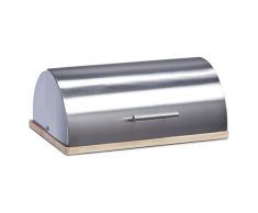 Zeller 20475 Portapane, Stainless Steel, Beige, 39x28.5x16 cm