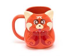 Disney Store Official Mei Lee Red Panda Tazza Figural che diventa rosso, 880 ml, tazza in gres scolpito, lavabile in lavastoviglie e forno a microonde