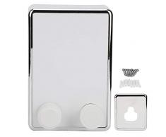 Jenngaoo Stendibiancheria Retrattile Regolabile 13,8 Piedi Corda in Acciaio Inossidabile, Stendibiancheria da Parete Resistente Stendibiancheria da Balcone Stendibiancheria Heavy Duty(Bianca)