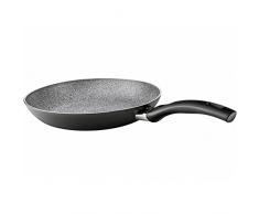 BALLARINI Bologna Granitium Padella Antiaderente 1 Manico, Alluminio, Nero, 24 cm