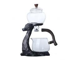 zalati Set di teiera con interfaccia di uscita inferiore magnetica Set di tè in vetro per la decorazione della cucina domestica