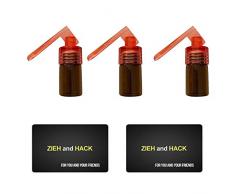 Set dosatore Colored Sniff Snuff Bottle Sniffer Schnupf dispenser dispenser Batcher diverse varianti (bocchini, dispenser, cucchiaio, aspirapolvere, Rocket, ecc.)