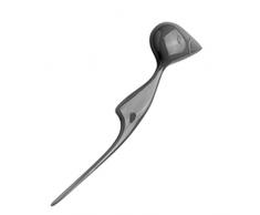 United Pets Quetzal Cucchiaio per Cibo Umido di Cane e Gatto, Nero, Made in Italy. Cucchiaio per Alimenti