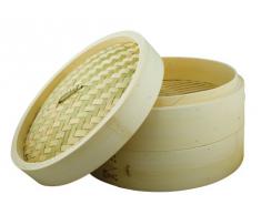 Swift Spice Set vaporiera in bambù, 2 strati + coperchio, 25 cm