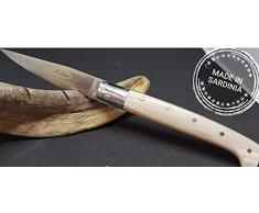 is lunas Coltello sardo Originale pattada da Caccia Artigianale Piccolo da Collezione Manico in Corno Sardegna