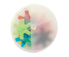 mastrad F01039 - Lotto di 12 segna Bicchieri, in Silicone/Polipropilene, Multicolore