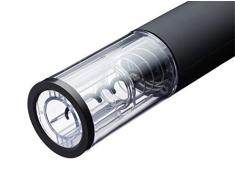 Bar Craft Deluxe - Cavatappi Elettrico con tagliacapsule e Base, Colore: Nero