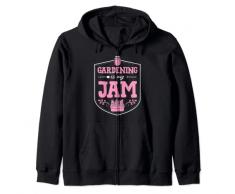 Il giardinaggio è la mia marmellata divertente carino contenitore di frutta citazioni da giardino Felpa con Cappuccio