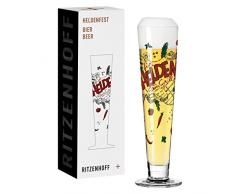 Ritzenhoff 1011013 Bicchiere da birra 330 ml – Serie Heroes Festival n. 13 – Per Eroi alla griglia – Rotondo – Made in Germany