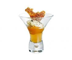 Durobor 547/24 Cancun Coppa gelato/bicchiere da cocktail 240ml, 6 bicchieri, senza contrassegno di riempimento