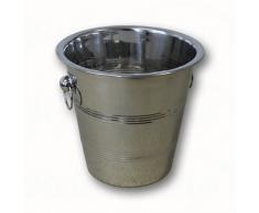 Viscio Trading 171429 Secchiello Ghiaccio Champagne Inox, 22 cm