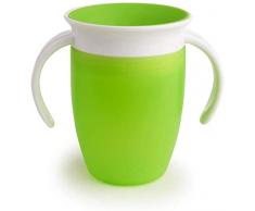 Munchkin Miracle 360 Tazza di Transizione, Tazza per Svezzamento Antigoccia con Manici per Bambini a Partire da 6 Mesi, senza PBA, Lavabile in Lavastoviglie - Capacità: 207 ml, Colore: Verde