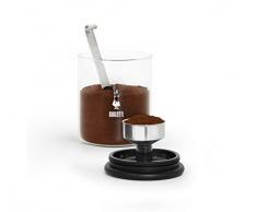 Bialetti Barattolo Moka per caffè da 250 g (con Tappo), Vetro