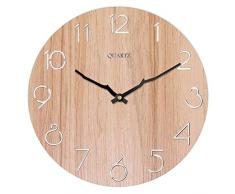 Orologio Da Parete Moderno, Silenzioso, 30,5 Cm, Non Ticchettio, a Batteria, Per Camera Da Letto, Soggiorno, Ufficio, Cucina, Decorazione – Facile Da Leggere