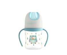 Lulabi Gufetto, Tazza con Beccuccio Morbido, Primi Sorsi, 4+ mesi, 120 ml, Azzurro