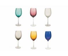 Villa dâEste Home Tivoli Shiraz, Assortito, Set 6 calici, 6 unitÃ 