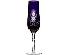 Calice da vino, calice cristallo, oro rubino, vino bianco, collezione "VINO", 22,5 cm, fatto a mano, cristallo al piombo (GERMAN CRYSTAL powered by CRISTALICA)