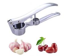Pressa-aglio Spremiaglio Aglio Professionale Pressa Aglio in Acciaio Inox Schiaccia Cucina 5 in1 apriscatole in noce Snocciolatore Ciliegie raschietto per squame pesce apri bottiglia