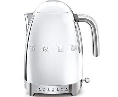 SMEG Bollitore Elettrico KLF04SSEU, 7 Cups, Acciaio Inossidabile, Cromo