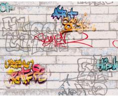 A.S. Création 935611 - Carta da parati Boys and Girls 4 Graffiti, multicolore