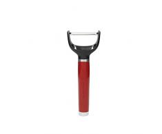 KitchenAid Sbuccia Patate, Pela patate e verdure a Lama Girevole in Acciaio Inossidabile - Color Rosso Imperiale