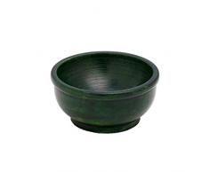 NKlaus Fumatori Ciotola Verde Fumo pentola 6,5 Centimetri di Diametro Decorazione in Pietra ollare Ciotola dincenso in Pietra ollare 7509