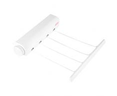 Fictory stendibiancheria da Parete - Stendibiancheria 3.2m 4 Linee Stendibiancheria a Scomparsa stendibiancheria da Interno