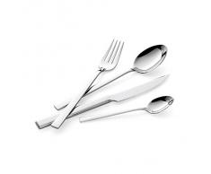 Lagostina Giada Set posate per 6 persone, Acciaio Inox 18/10, 24 pezzi