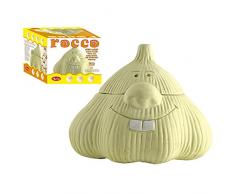 Home Rocco Porta Aglio, Terracotta, Giallo, 18x18x18 cm