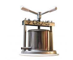 TORCHIETTO Premitutto Capacità di Premitura 3kg IN FERRO ZINCATO E ACCIAIO INOX con Certificazione Alimentare Ferro e Acciaio Inox 430 Made in Italy per Pomodori Melanzane Ortaggi Succhi Frutta e Olio