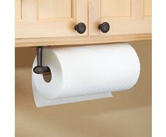 InterDesign Orbinni Portarotolo da Parete, Metallo, Bronzo, 11x11x2.5 cm