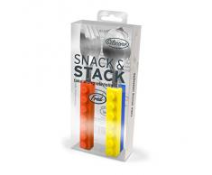 Fred Snack&Stack Set Posate Bambini, Acciaio, Multicolore, 1.5x15.5x3 cm
