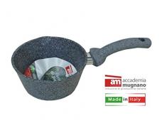 Casseruola cuore di pietra cm16 1 man. 2 becchi accademia mugnano pentola pentolino