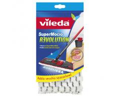 Vileda Revolution Microfibra 2 in 1, Panno Ricambio, Bianco